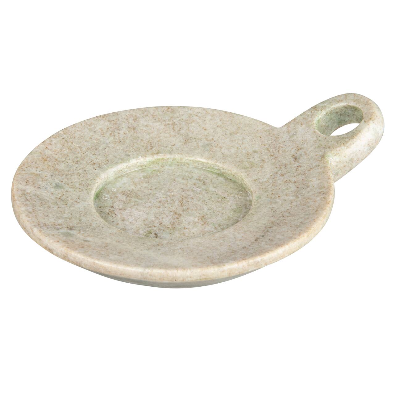 Hello Honey® Hand-Carved Marble Dish with Handle
